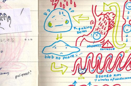 gi tract notebook drawing